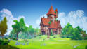 make a stylized environment in unreal engine, unity and godot