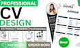 canva designer who creates professional CV resumes,