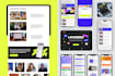 build a modern webflow website for coaches and online courses