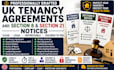 draft UK tenancy agreements, section 8 and section 21 notices