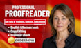 grammar check proofread copy edit english and german novel document book editor