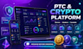 develop PTC website, crypto website and referral platform