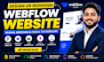 design webflow website redesign webflow website figma to webflow website design