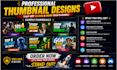 design high CTR youtube thumbnails