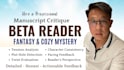 beta read critique fantasy cozy mystery manuscript for tension plot holes twists