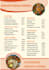 professional restaurant menu and food flyer