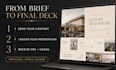 design a professional real estate listing presentation