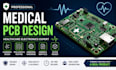 design medical device pcb, healthcare electronics schematic and pcb layout