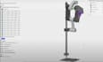 3d cad design, mechanical part design, industrial product, parametric cad model