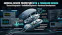 develop medical device prototype pcb sensor and firmware