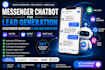 messenger chatbot for lead generation, customer support and dm automation