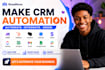 setup make crm automation typeform hubspot ai calendly stripe clickup workflow