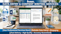 versatile freelancer content writer, data entry excel expert