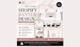 design shopify banner, website banner and hero image for your store