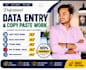 copy paste, data entry, and convert excel to pdf professionally