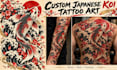 design custom japanese koi tattoo art