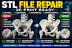 repair and fix stl files for flawless 3d printing
