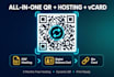 create qr code, host PDF free 3 months, and design vcard