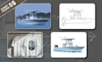illustrate your boat into realistic cartoon or vector