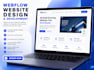 design or develop webflow website, figma to webflow landing page