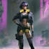 cyberpunk female character desing