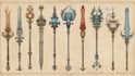 design unique weapons illustrations