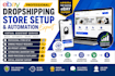 build ebay dropshipping store setup automation  virtual assistant service