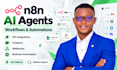 build n8n ai agents, workflows and automations