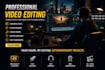 do professional video editing