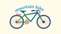 create modern mountain bike logo with express delivery