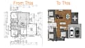create realistic 3d floor plan, isometric view and architectural render