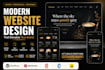 design a stunning and responsive website in wordpress