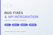 fix bugs and integrate apis in your web application