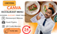 canva restaurant menu design canva adobe photoshop adobe illustrator figma