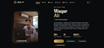 build a responsive HTML CSS javascript landing page