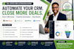 do real estate CRM arcanite real geeks eudonet clientlook pipedrive automation