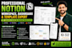 build notion workspace notion dashboard notion expert notion template setup