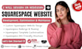 squarespace landing page design squarespace website design squarespace redesign