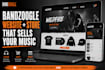 build a stunning bandzoogle website and store