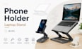 create adjustable phone holder, laptop stand 3d printable stl