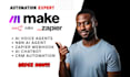 setup make com, make com automation, make automation, made com, interogromat