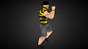 make retro ps1 style, ps2, lowpoly model, animation in psx style, retro nintendo