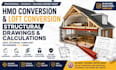 create hmo conversion and loft conversion structural drawings and calculations