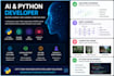 develop python machine learning and deep learning projects
