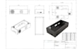 design professional sheet metal with dxf for laser cutting