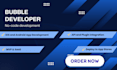 bubble io mobile app developer, bubble web app bubble mvp, saas, API integration