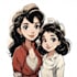 make couple portrait illustrations