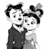 make a realistic couple portrait for gifts or decor