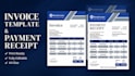design a professional editable invoice and payment receipt template