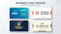 design a professional modern business card
